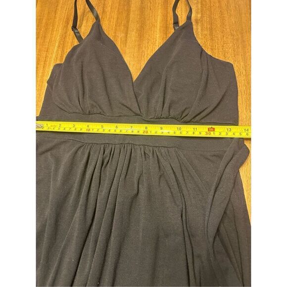 Zoey & Beth Womens Size Small Black Swing Dress With Tie And Adjustable Straps - Picture 7 of 8